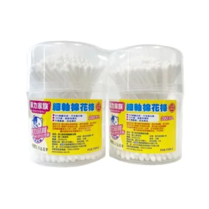 菲力家族棉花棒(細軸) 2罐/組