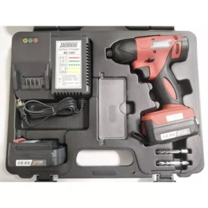 DEMOS CIW‑1801 衝擊板手 全配套組 （含雙電池、充電器、工具箱）
